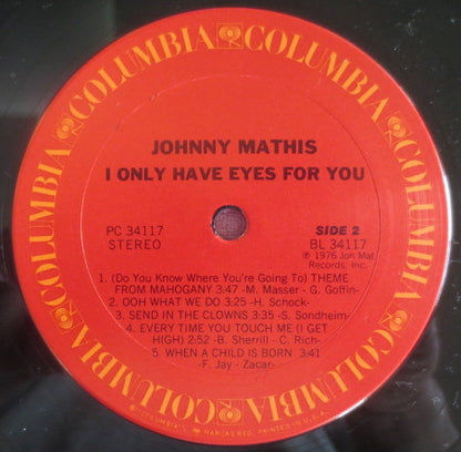 Johnny Mathis - I Only Have Eyes For You / (Do You Know Where You're Going To) Theme From Mahogany