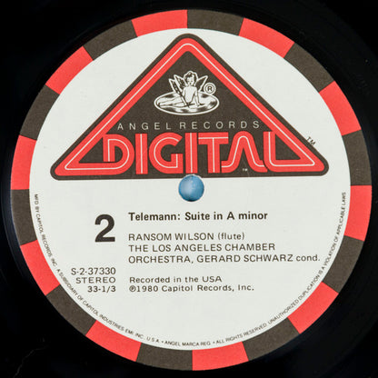 Johann Sebastian Bach, Georg Philipp Telemann, Ransom Wilson, The Los Angeles Chamber Orchestra, Gerard Schwarz - Suite In B Minor / Suite In A Minor