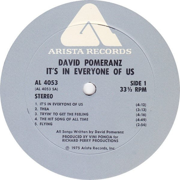 David Pomeranz - It's In Everyone Of Us