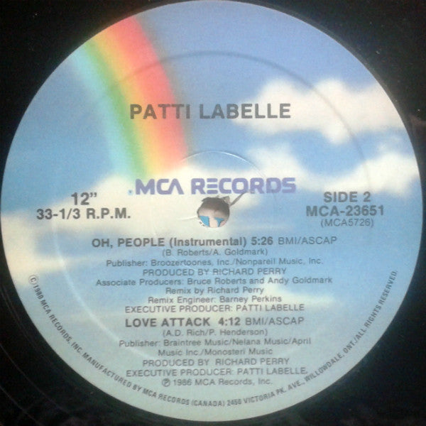 12": Patti LaBelle - Oh, People
