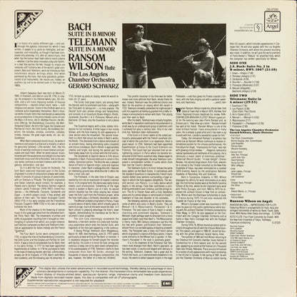 Johann Sebastian Bach, Georg Philipp Telemann, Ransom Wilson, The Los Angeles Chamber Orchestra, Gerard Schwarz - Suite In B Minor / Suite In A Minor
