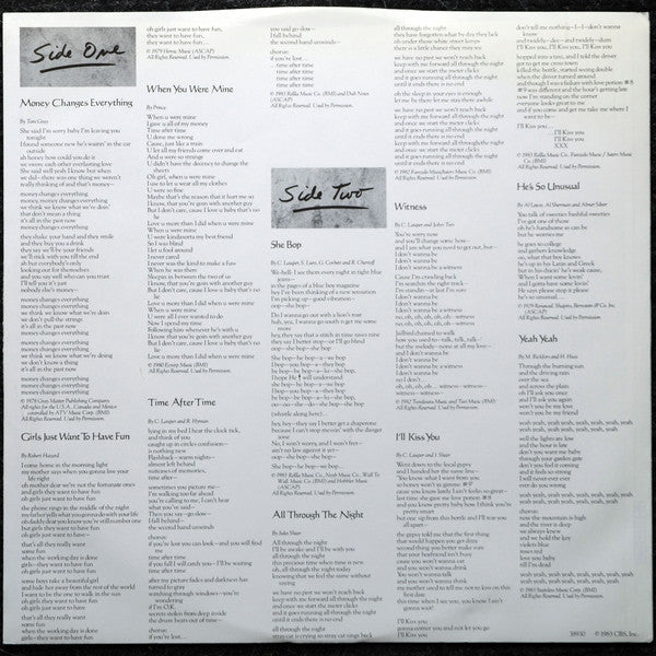 Cyndi Lauper - She's So Unusual