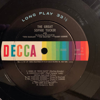 Sophie Tucker - The Great Sophie Tucker