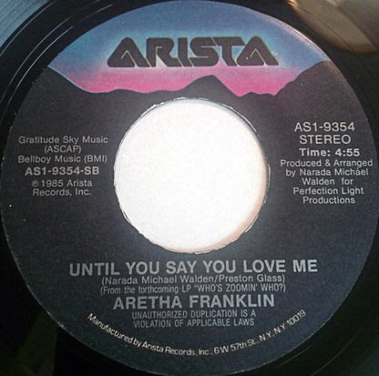 7" Single: Aretha Franklin - Freeway Of Love