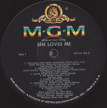 Barbara Cook, Daniel Massey, Barbara Baxley - She Loves Me (The Original Cast Album)