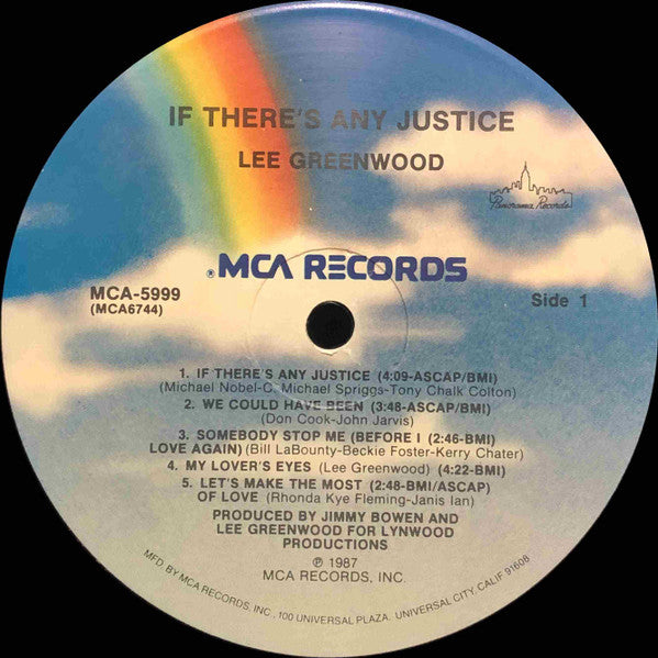 SEALED: Lee Greenwood - If There's Any Justice