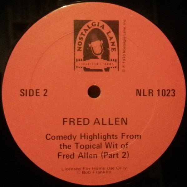 Fred Allen (2) - The World Of Fred Allen