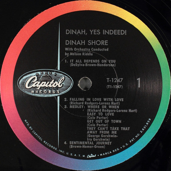 Dinah Shore - Dinah, Yes Indeed!