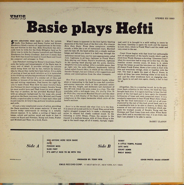 Count Basie - Basie Plays Hefti