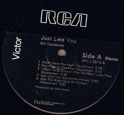 Bill Quateman - Just Like You