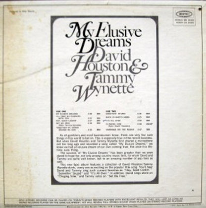 David Houston, Tammy Wynette - My Elusive Dreams