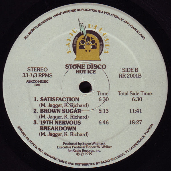Hot Ice - Stone Disco