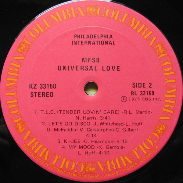 MFSB - Universal Love