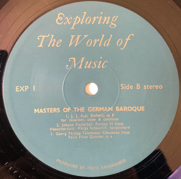 Various - Masters Of The German Baroque