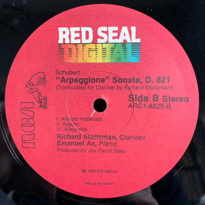 Carl Maria von Weber, Franz Schubert, Richard Stoltzman, Emanuel Ax - Grand Duo Concertant - "Arpeggione" Sonata