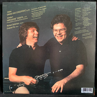 Carl Maria von Weber, Franz Schubert, Richard Stoltzman, Emanuel Ax - Grand Duo Concertant - "Arpeggione" Sonata
