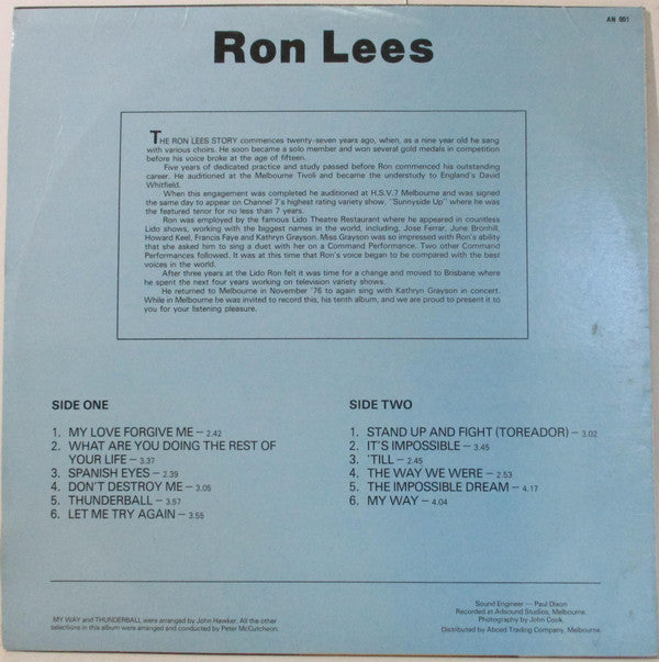 Ron Lees - Ron Lees