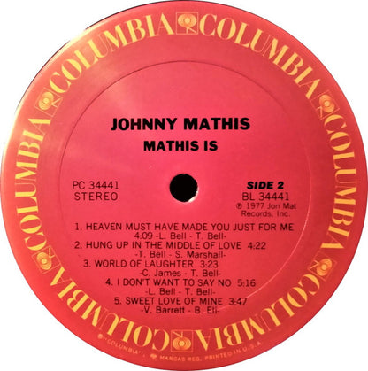 Johnny Mathis - Mathis Is