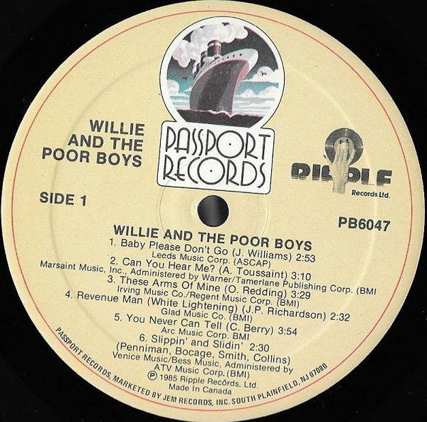 Willie And The Poor Boys - Willie And The Poor Boys