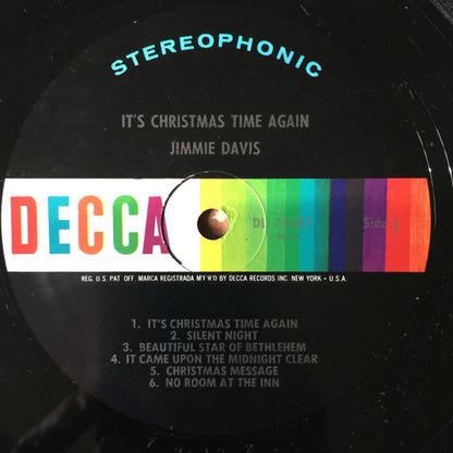 Jimmie Davis - It's Christmas Time Again