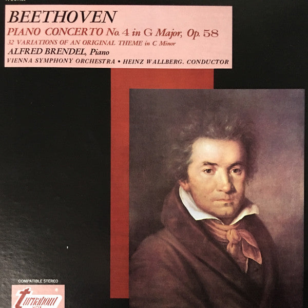 SEALED: Ludwig van Beethoven - Piano concerto no. 4 in G major, op. 58 ; 32 variations on an original theme, in C minor