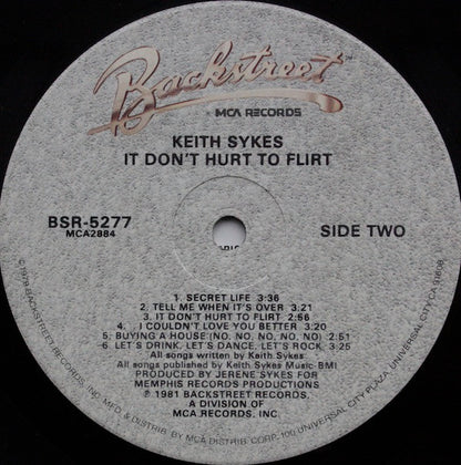 Keith Sykes - It Don't Hurt To Flirt