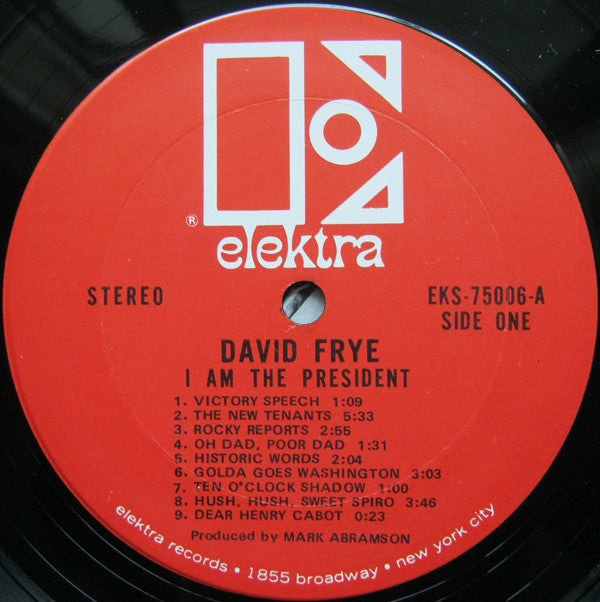 David Frye - I Am The President