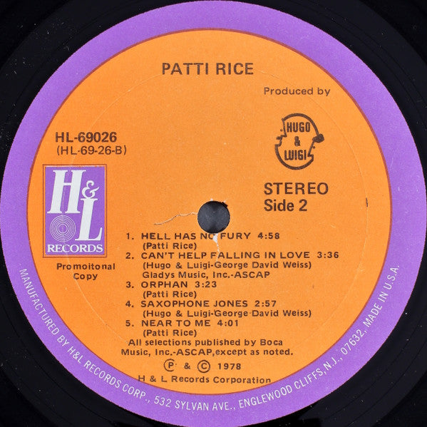 Patti Rice - Patti Rice