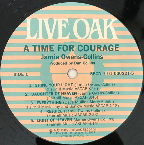 Jamie Owens-Collins - A Time For Courage