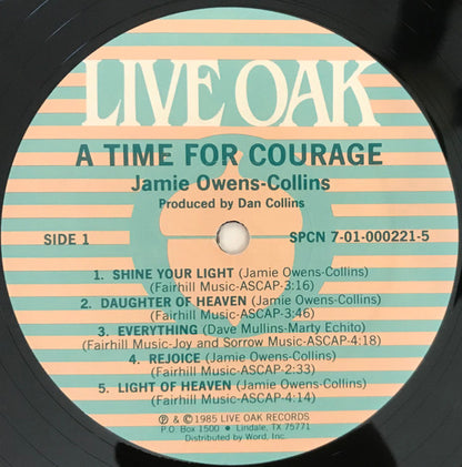 Jamie Owens-Collins - A Time For Courage