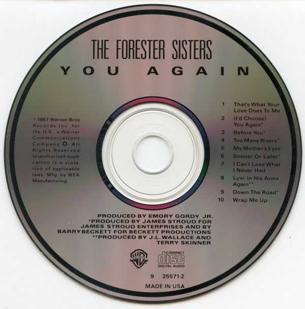 The Forester Sisters - You Again