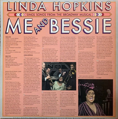 Linda Hopkins - Me And Bessie (Linda Hopkins Sings Songs From The Broadway Musical)