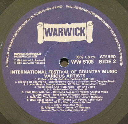 Various - International Festival Of Country Music