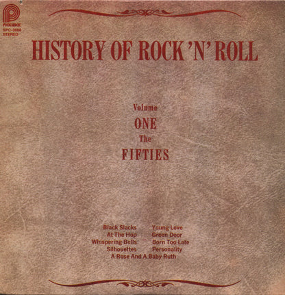 Various - History Of Rock 'N' Roll Volume One: The Fifties