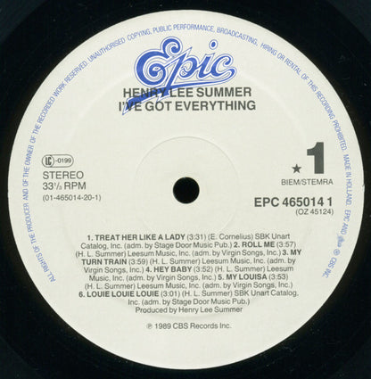 Henry Lee Summer - I've Got Everything