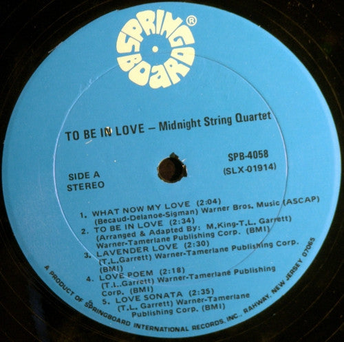 Midnight String Quartet - To Be In Love