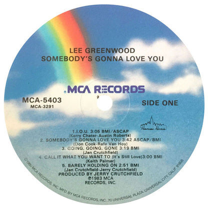 Lee Greenwood - Somebody's Gonna Love You