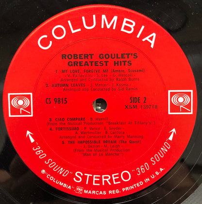 Robert Goulet - Robert Goulet's Greatest Hits