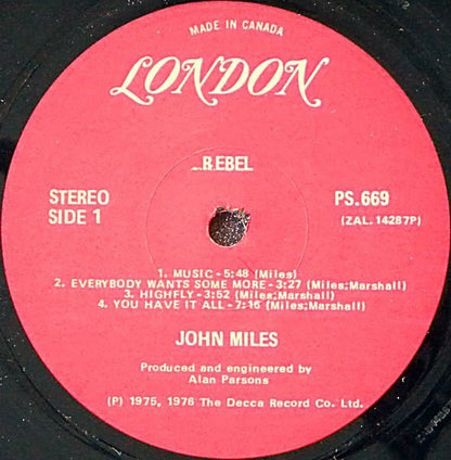 John Miles - Rebel