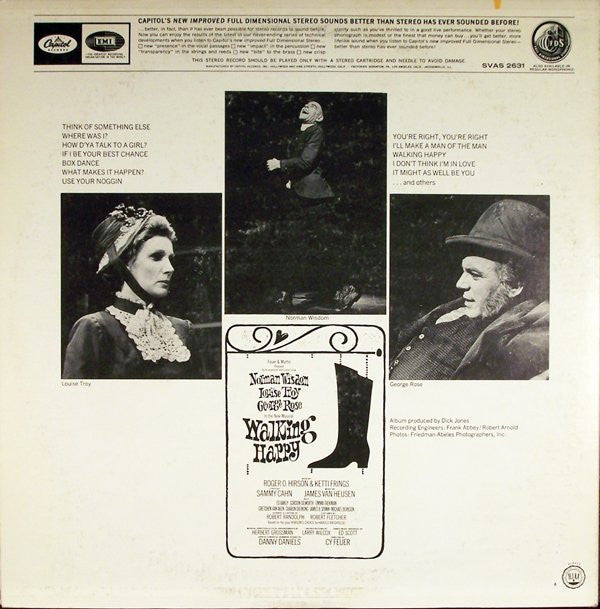 Sammy Cahn, Jimmy Van Heusen, Norman Wisdom, Louise Troy, George Rose - Walking Happy (Original Broadway Cast Recording)
