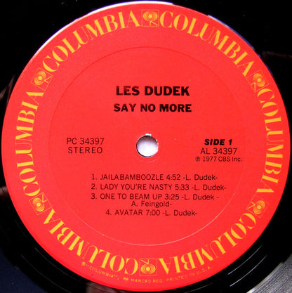 Les Dudek - Say No More