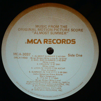 Various, Celebration - Almost Summer - Music From The Original Motion Picture Score