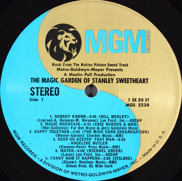 Various - Music From The Motion Picture Soundtrack "The Magic Garden Of Stanley Sweetheart"