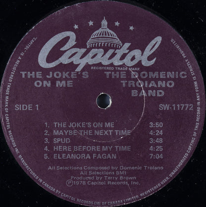 The Domenic Troiano Band - The Joke's On Me