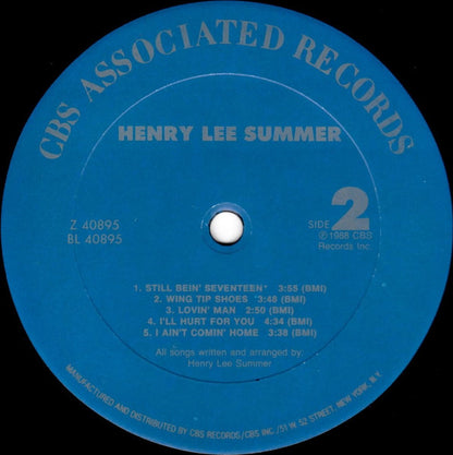 Henry Lee Summer - Henry Lee Summer