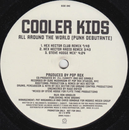 12" Single: Cooler Kids - All Around The World (Punk Debutante)