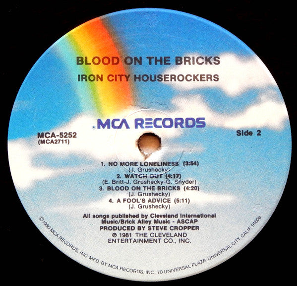 Iron City Houserockers - Blood On The Bricks