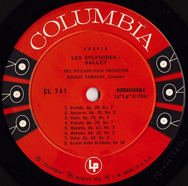 The Philadelphia Orchestra, Eugene Ormandy - Gaîté Parisienne - Les Sylphides