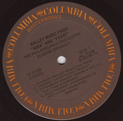 The Philadelphia Orchestra, Eugene Ormandy - Ballet Music From "Aida" And "Faust"