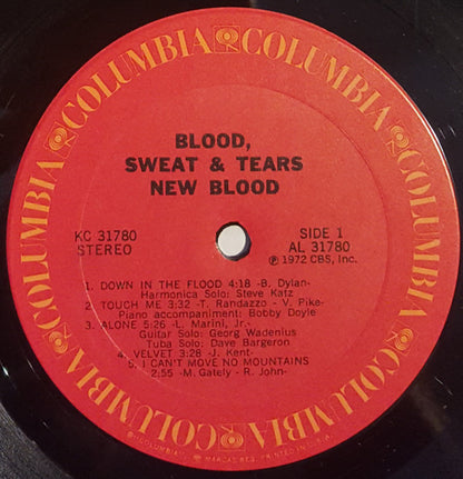 Blood, Sweat And Tears - New Blood